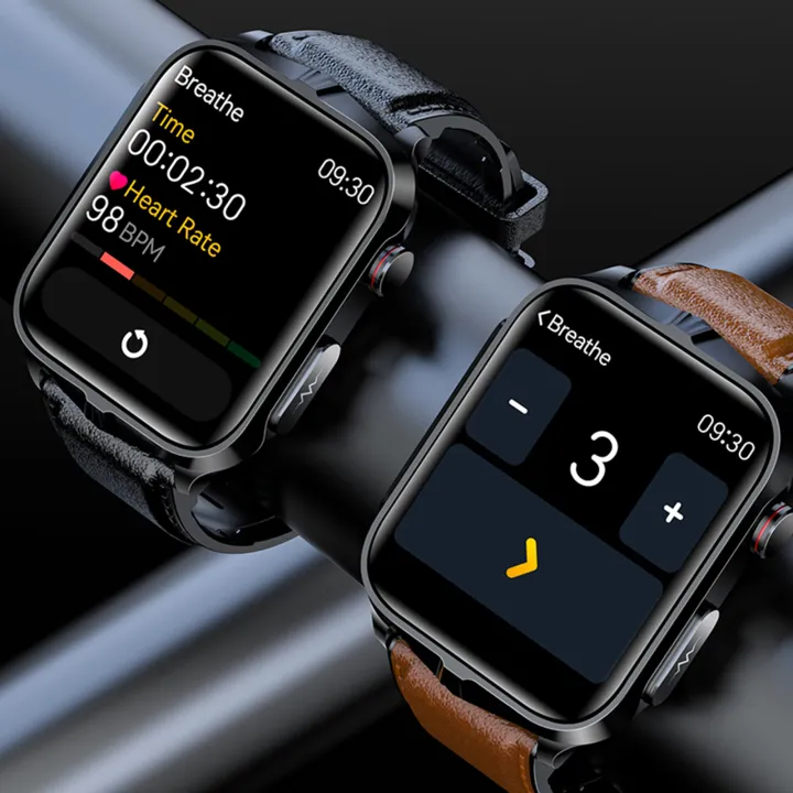 TK11P%20Smart%20Watch%20Fitness%20Tracker%20IP68%20Waterproof%201.83-inch%20Screen%20With%20ECG%20Blood%20Oxygen%20Blood%20Pressure%20Sleep%20Monitor%20Outdoor%20Sport%20Watches%20For%20Phone%20Laptop%20Tablet%20-%20Image%205