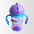 Baby Mumpot Waterbottle Minitree Boom Crystal Color Training Plastic Cup with Handle 9m+ 180ml (Multicolor).