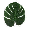 12pcs Artificial Tropical Palm Leaves for Hawaiian Summer Luau Jungle Party Decoration Wedding Party Table Runner Placemat Leaf. 