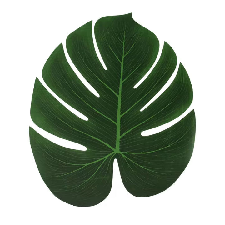 12pcs%20Artificial%20Tropical%20Palm%20Leaves%20for%20Hawaiian%20Summer%20Luau%20Jungle%20Party%20Decoration%20Wedding%20Party%20Table%20Runner%20Placemat%20Leaf%20-%20Image%208