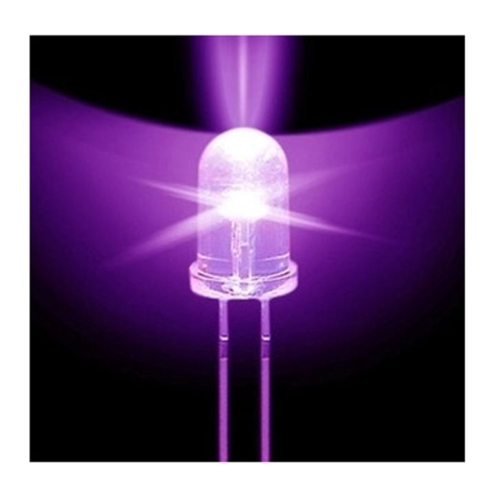 20Pcs%20-%20UV%20Money%20Checker%20LED%20Ultra%20Bright%20Clear%20Transparent%20DC%203V%2020mA%205mm%20Purple%20UV%20LED%20Diode%20Lights%20Emitting%20Diodes%20LEDs%20Bulbs%20UV%20Light%20Bulbs%20-%20Image%206