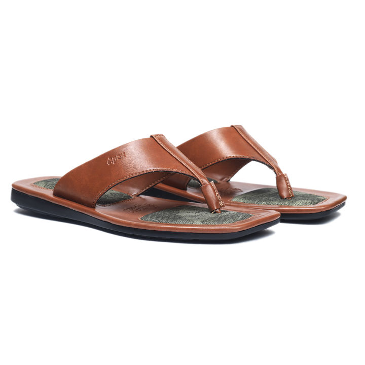 Apex Brown Synthetic Sandal for Men