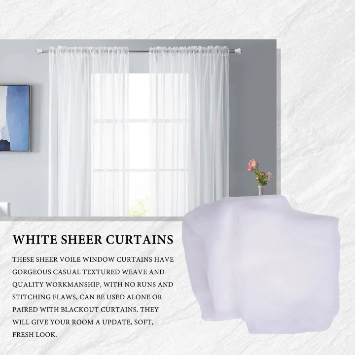 Window%20White%20Sheer%20Curtains%2084%20Inches%20Long%202%20Panels%20Sheer%20White%20-%20Image%204