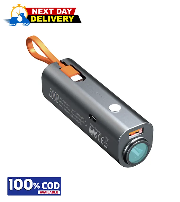 Proton%20Mini%20Power%20Bank%20with%20Torch%205000mAh%20(751091)%20%7C%20Compact%20Portable%20Fast%20Charging%20Power%20Bank%20%7C%20Type-C%20%7C%20Black%20%7C%2060%20Days%20Warranty%20-%20Image%202