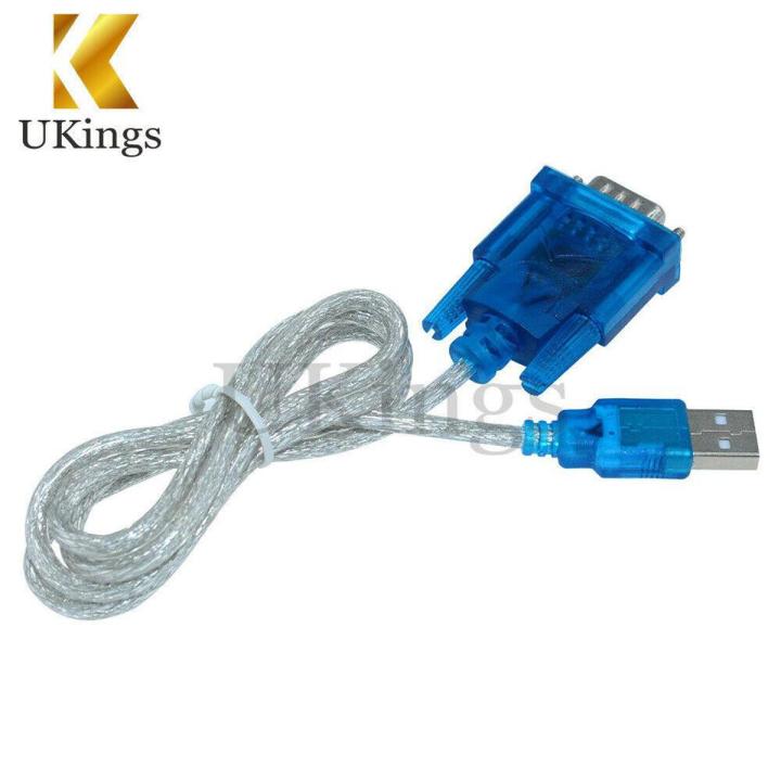 USB to RS232 Serial Port 9 PIN DB9 Cable Serial Com Port Adapter Converter Blue