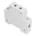New Power Socket Din Rail Mounted 2pin Modular Outlet Distribution Box Accessory. 
