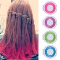4 Colors Bright Temporary Hair Dye Powder Cake Washable DIY Coloring Cream Chalk. 