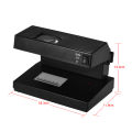HXSJ Portable Desktop Counterfeit Banknote Detector Cash Currency Banknote Detector Supports UV and Watermark Detection With Magnifying Glass Counterfeit Banknote Detector Suitable for EU Plug. 