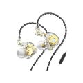 TRN MT1 1DD Dynamic Drivers In-Ear Monitors HIFI Bass-Running Sport-Noise Cancelling Earphone. 