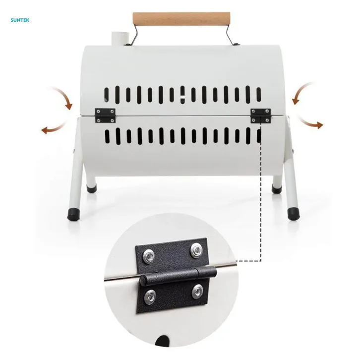 Grill%20Barbecue%20Grill%20Camping%20Grilling%20Meat%20Holder%20Rack%20Cooking%20Tabletop%20Grill%20for%20Outdoor,%20Camping,%20Campfire%20,%20With%20Baking%20Tray,%20White%20-%20Image%208
