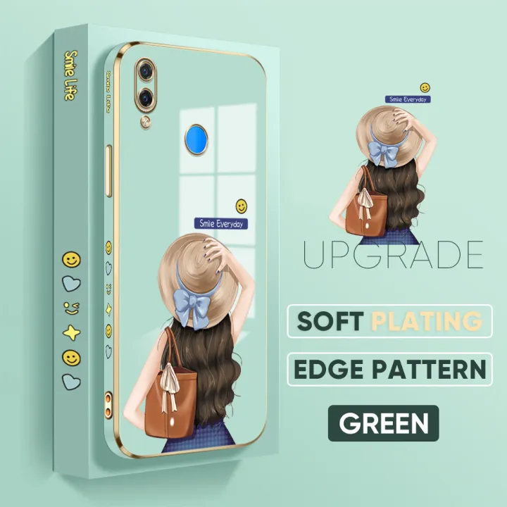 Jizetin%20(Free%20Lanyard)%20for%20Huawei%20Nova%203i%20/%20P%20Smart%20Plus%20Back%20Cover%20Girl%20In%20Hat%20Luxury%206D%20Plating%20Case%20Side%20Pattern%20Soft%20Silicone%20Square%20Mobile%20Phone%20Cases%20-%20Image%202