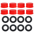 Gas Can Coarse Thread Cap Gas Can Cap Coarse Thread Solid Transportation Gas Can Caps Replacement 8Packs. 