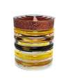 High-quality glass ring jar. 
