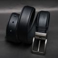 Zays Full-Grain Leather Belt For Men – Anti-Crack, Hand-Stitched, Cut-to-Fit with Luxury Box. 