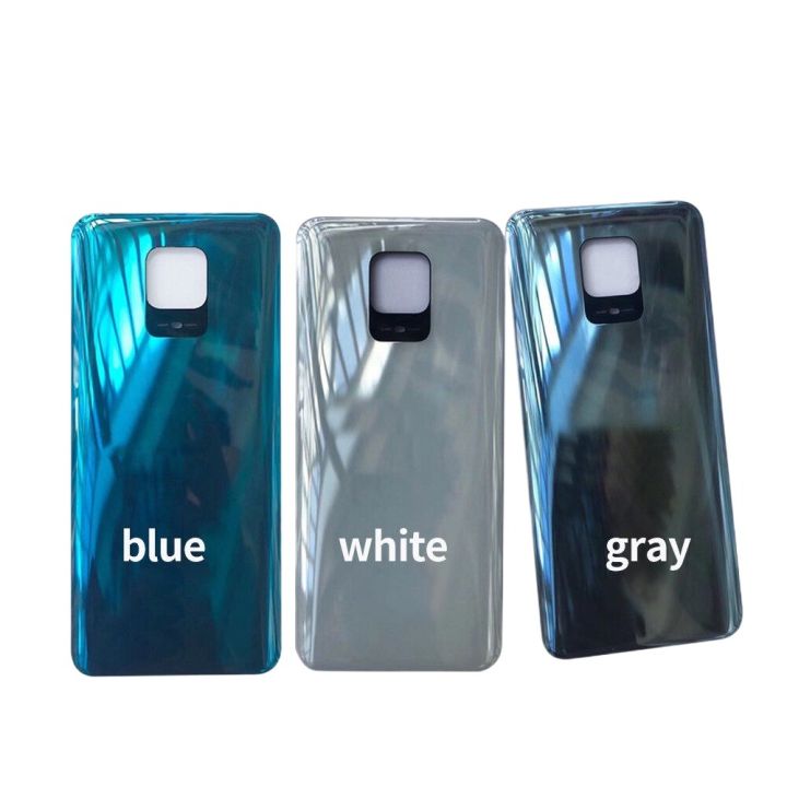 Xiaomi Redmi Note 9 Pro / Note 9s Back Housing Frame / Back Panel / Backshell / Without Camera Glass Replacement Spare Parts