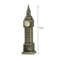 Metal World Famous Landmark Building Clock Gift Decoration Showpiece 23cm. 