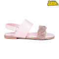 BubbleGummers FIONA Slip-On Belt Sandal for Little Girls. 
