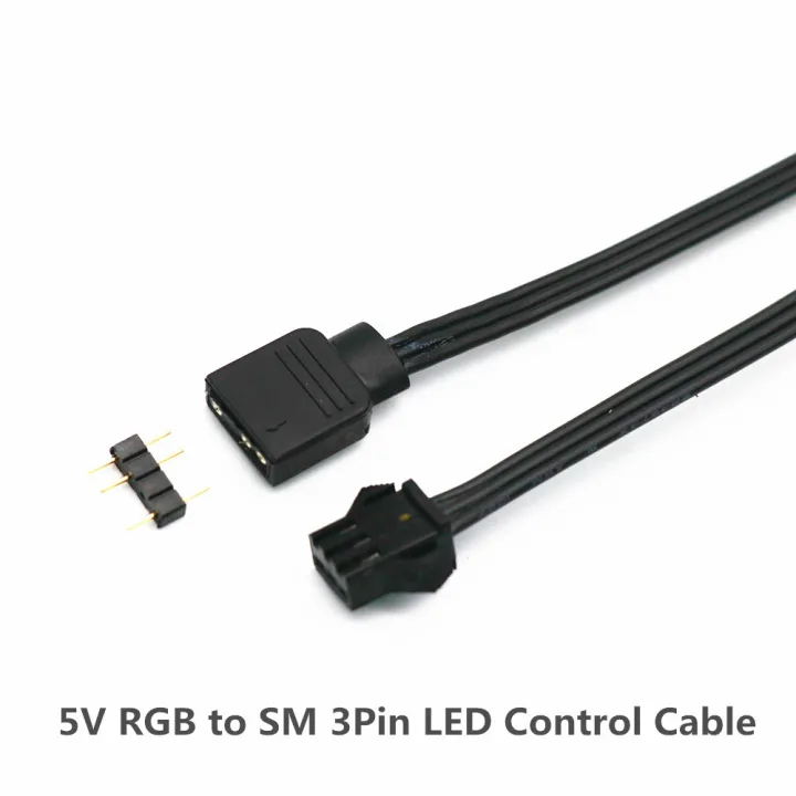 50cm%205v%2012v%20Rgb%20Argb%20Control%20Cables%20For%20Deepcool%20Phanteks%20Lian-Li%20Led%20Strip%20Sm%203pin%204pin%20Argb%20Control%20Adapter%20Cable%20-%20Image%206