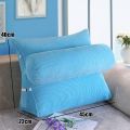 Make you feel comfortable40x45x22cm Adjustable Velvet Triangle Back Wedge Cushion Soft Support Pillow. 