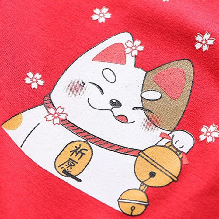 Understated%20-Craftsmanship%20and%20Trendy%20-New%20Fashion%20Ladies%20Short%20Sleeve%20T-Shirt%20High%20Quality-%20Red%20Kitty-%20Progressively%20Better%20-%20Image%204