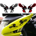 Reflective Angry Bee Honeybee Motorcycle Sticker JDM Cartoon Motocross Racing Vinyl Decals Motorbike For Piaggio VESPA Sctooer.