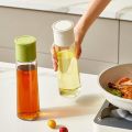 Auto Flip Olive Oil Dispenser Bottle,500ml Leakproof Condiment Container With Automatic Cap ,Non-Drip Spout for Kitchen Cooking. 