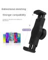 L7 Desktop Mobile Phone Holder Height Adjustable Stand & 360° Rotatable for Live Streaming Shoot YouTube TikTok Video Round Base Smartphone - Mobile Stand. 
