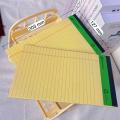 Legal Pads Wide Ruled 4 Pack, Lined  Pads Canany Yellow Paper Yellow Notepad 50 Sheets Per Writing Pad. 