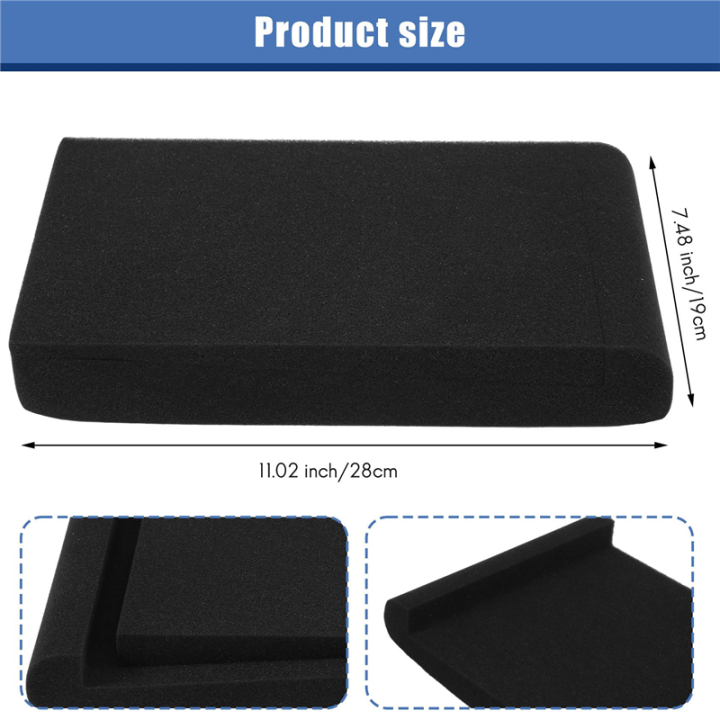 Speaker%20Pads,%20Isolation%20Pads,High%20Density%20Studio%20Monitor%20Foam,%20Studio%20Monitor%20Stand%20Pads,%20Speaker%20Base,28X19X4cm%20-%20Image%203