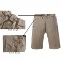 Summer military city tactics shorts mens stretch outdoors Sports climbing shorts-Green. 