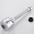 1 PCS 18CM 360 Degree Flexible Nozzle Spout Water Saving Kitchen Sink Tap Faucet Extender.