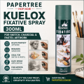 Kuelox Fixative Spray 300ml for Sketch, Charcoal & Pastel Drawing Artwork. 