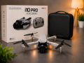 FLH i10 Pro Dual Camera Folding Drone | FLH Dual Battery WiFi FPV RC Quadcopter | 3.7V 1800mAh Battery | App Control | Headless Mode | Altitude Hold | One Key Takeoff & Landing | Best Drone for Beginner.