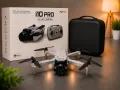 FLH i10 Pro Dual Camera Folding Drone | FLH Dual Battery WiFi FPV RC Quadcopter | 3.7V 1800mAh Battery | App Control | Headless Mode | Altitude Hold | One Key Takeoff & Landing | Best Drone for Beginner.