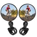 2 Pc Bicycle 360 Degree Mirror, Looking Glass.