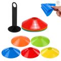 O&G 15pcs Agility Disc Cone Set Multi Sport Training Space Cones with Plastic Stand Holder for Soccer Football Ball Game Disc Mini Training Cones Field Markers. 