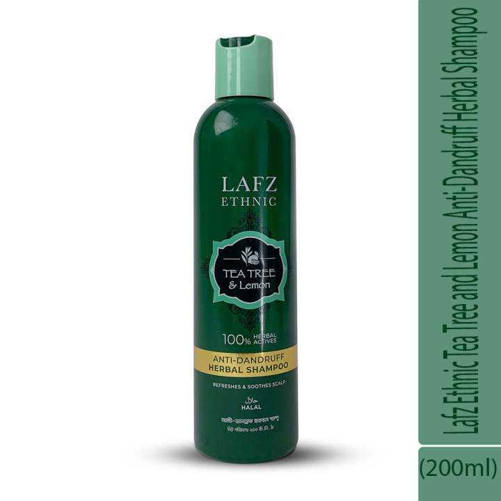 Ethnic Tea Tree and Lemon Anti-Dandruff Herbal Shampoo (200ml)