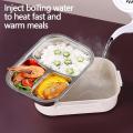 Boys and girls Bento lunch box Eco-friendly Cutlery School and work Stainless steel lunch box 2/3 compartments Soup bowl Sealed lunch box for School lunch Work lunch Picnic Outdoor activities Children. 