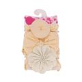 3Pcs/Set Bows Flowers Baby Girl Headbands Soft Knot Elastic Hair Bands For Newborn Hair Accessories. 