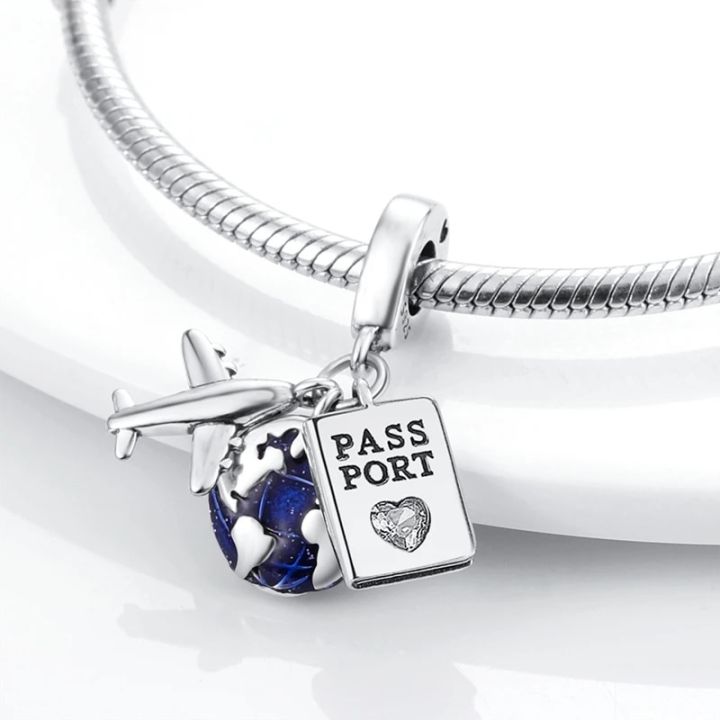 925%20Silver%20Charms%20Travel%20Sunflower%20Lucky%20Fit%20Originales%20Pandora%20Bracelet%20Making%20For%20Dangle%20Pendant%20DIY%20-%20Image%203