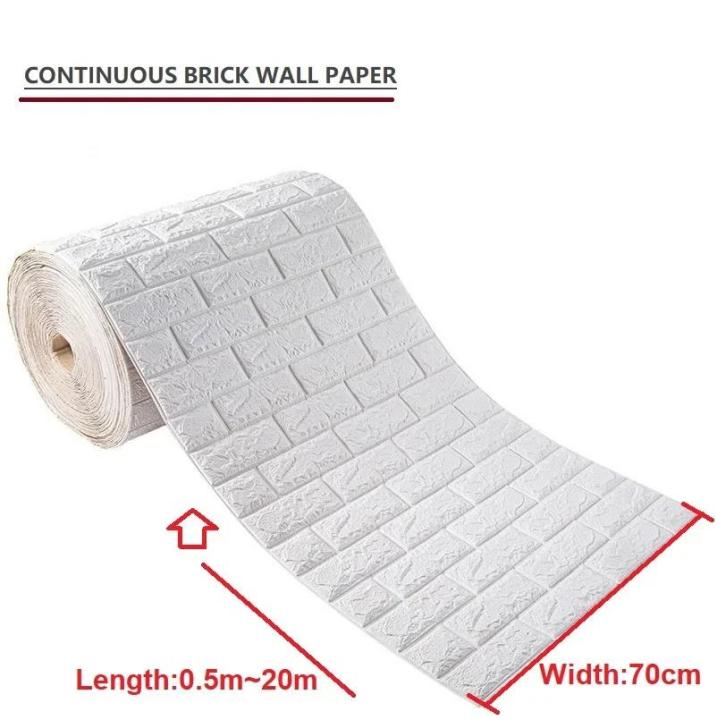 1/3/5/10%20M%203D%20Self-adhesive%20Wallpaper%20Stickers%203M%20Brick%20Wall%20Stickers%20Home%20Decor%20Wallpaper%20for%20Walls%20DIY%20Bedroom%20Papel%20De%20Parede%20-%20Image%202
