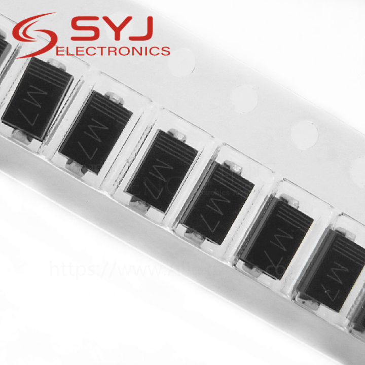 100pcs/lot%20DIODE%20M7%201N4007%20SMA%20SMD%201A%201000V%20IN4007%20Rectifier%20Diode%20In%20Stock%20-%20Image%202