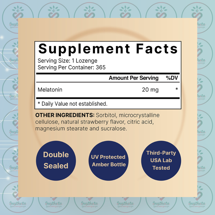 NatureBell%20Melatonin%20%E2%80%93%2020%20mg%20%E2%80%93%20365%20Fast%20Dissolve%20Lozenges%20%E2%80%93%20with%20Natural%20Strawberry%20Flavor%20%E2%80%93%20for%20Sleep%20Support%20&%20Circadian%20Rhythm%20Regulation%20-%20Image%203