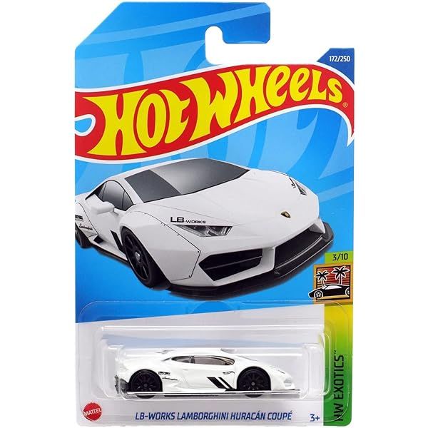 Hot Wheels Cars LB-WORKS LAMBORGHINI HURACAN COUPE 1/64 Metal Die