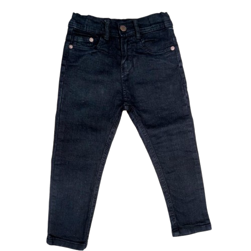 Boys Denim Black Color Long Stich Denim Pant