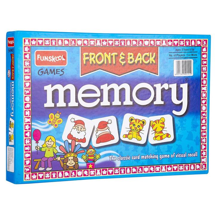 FUNSKOOL Memory Fronts and Back Board Game Accessories For Kids