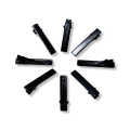 12pis Small Hair Clip For Women /Row Materials Black/Silver Color. 