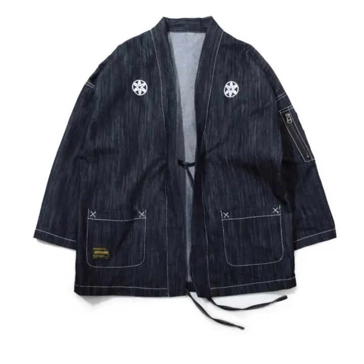 #4201%20Japanese%20Men%20Kimono%20Jacket%20Streetwear%20Fashion%20Cardigan%20Denim%20Windbreaker%20Jackets%20Men%20Harajuku%20With%20Embroidery%20Plus%20Size%20-%20Image%202