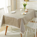 Cross-border check tablecloth, printed floral fabric, tablecloth, rectangular coffee table cushion cloth, tassel tablecloth, no-wash tablecloth. 