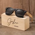 Personalized Wooden Sunglasses For Men, Groomsmen Gifts, Custom Sunglasses, Groomsmen Proposal, Wedding Gifts For Guys, Bachelor Party Gift Father's Day Gift. 